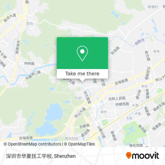 深圳市华夏技工学校 map
