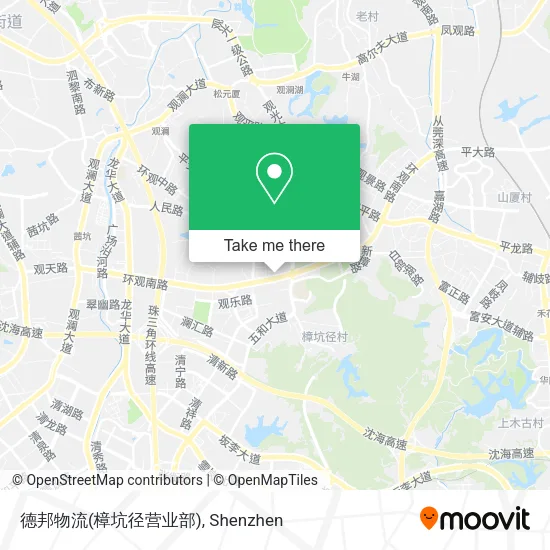 德邦物流(樟坑径营业部) map