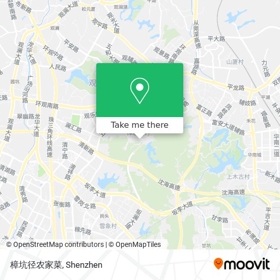 樟坑径农家菜 map