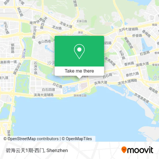 碧海云天1期-西门 map