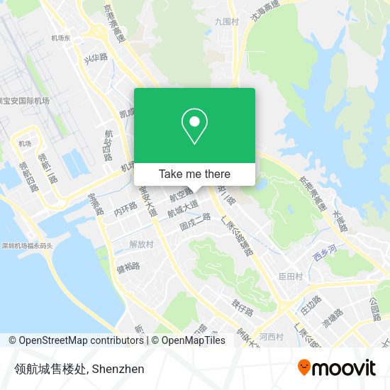 领航城售楼处 map