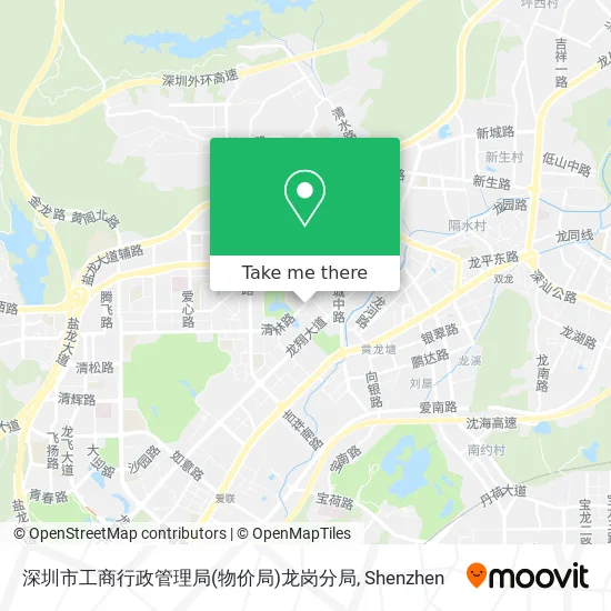 深圳市工商行政管理局(物价局)龙岗分局 map