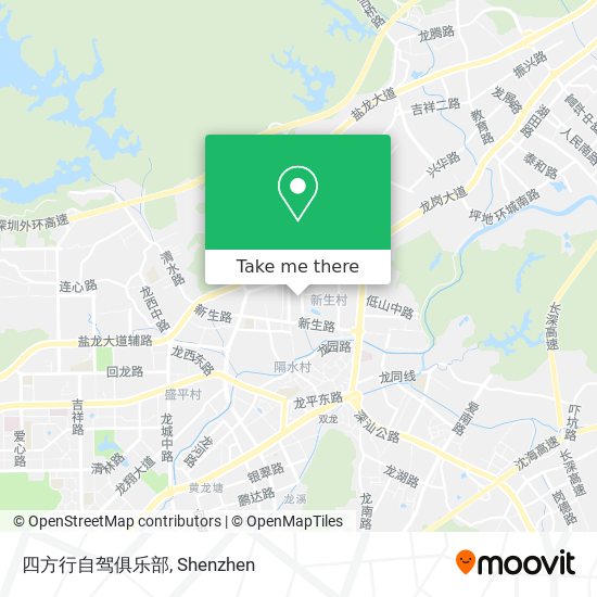 四方行自驾俱乐部 map