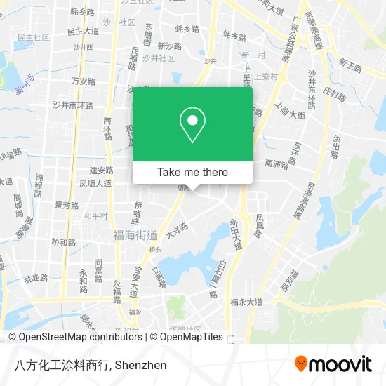 八方化工涂料商行 map