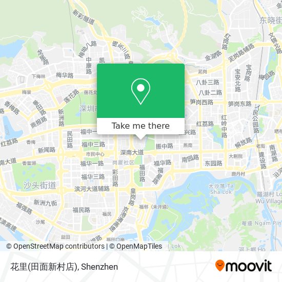花里(田面新村店) map