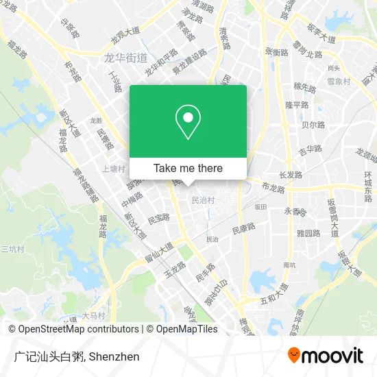 广记汕头白粥 map