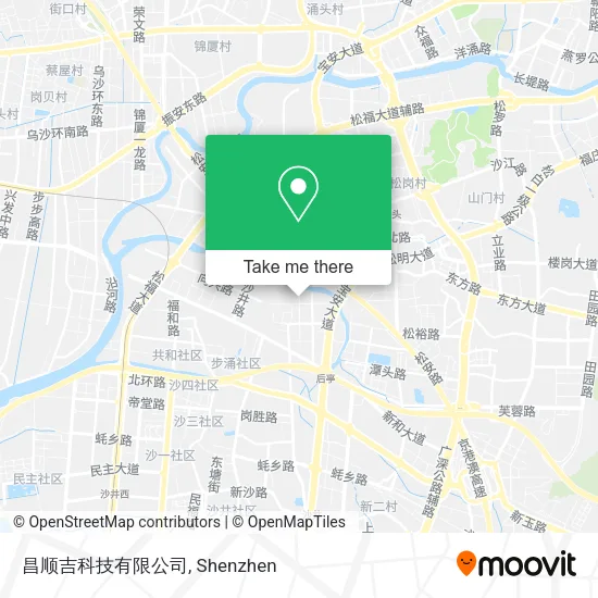 昌顺吉科技有限公司 map