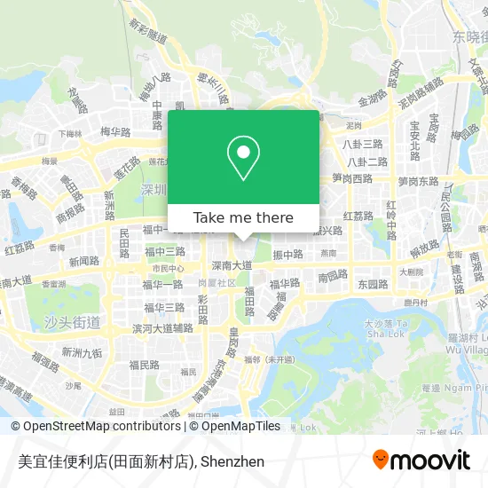 美宜佳便利店(田面新村店) map