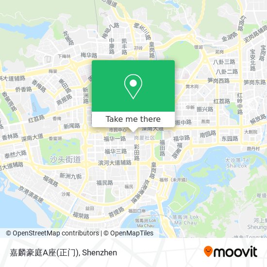 嘉麟豪庭A座(正门) map