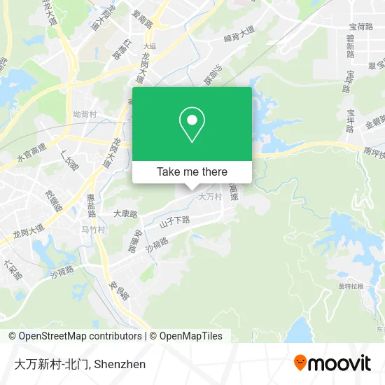 大万新村-北门 map