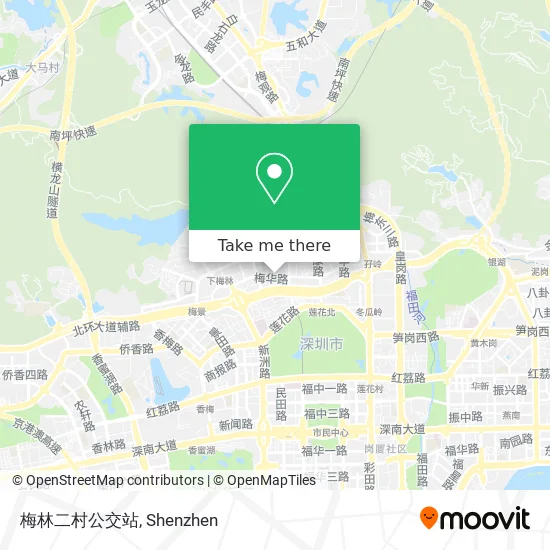 梅林二村公交站 map