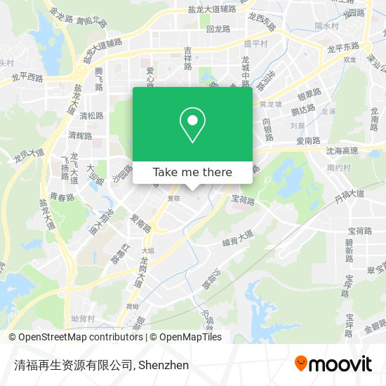 清福再生资源有限公司 map