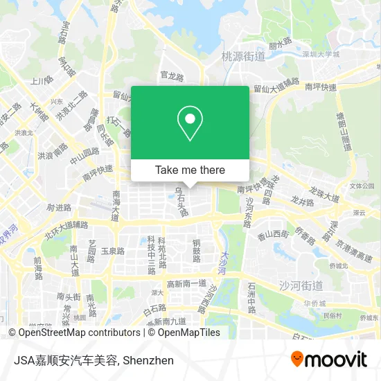 JSA嘉顺安汽车美容 map