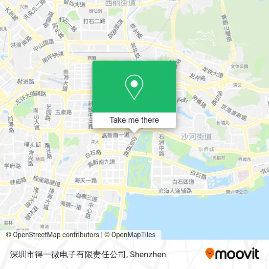 深圳市得一微电子有限责任公司 map