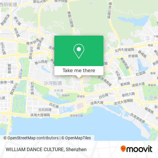 WILLIAM DANCE CULTURE map