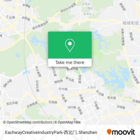 EachwayCreativeIndustryPark-西北门 map