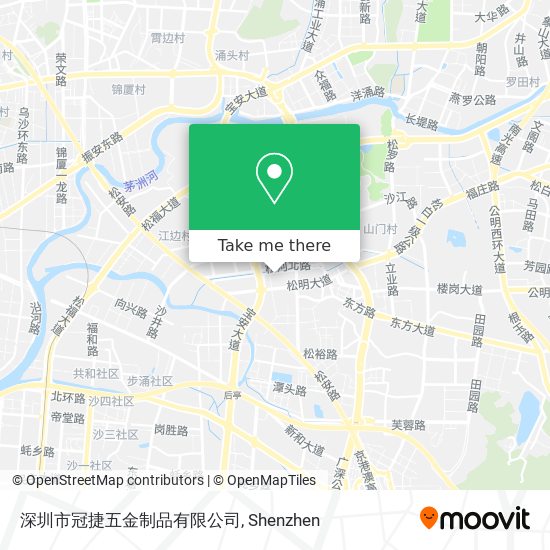 深圳市冠捷五金制品有限公司 map