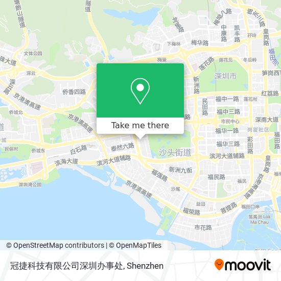 冠捷科技有限公司深圳办事处 map