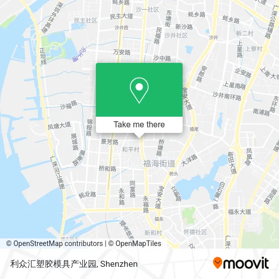 利众汇塑胶模具产业园 map