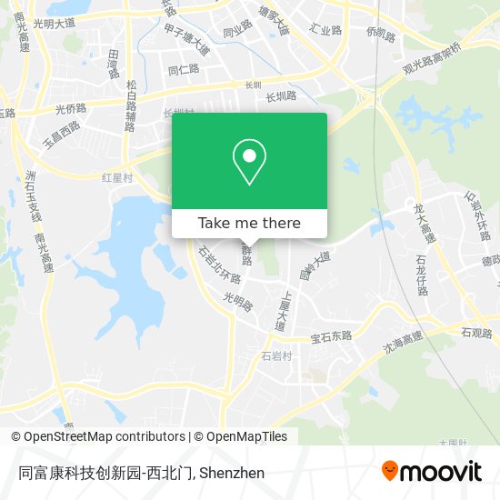 同富康科技创新园-西北门 map