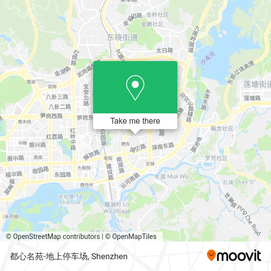 都心名苑-地上停车场 map