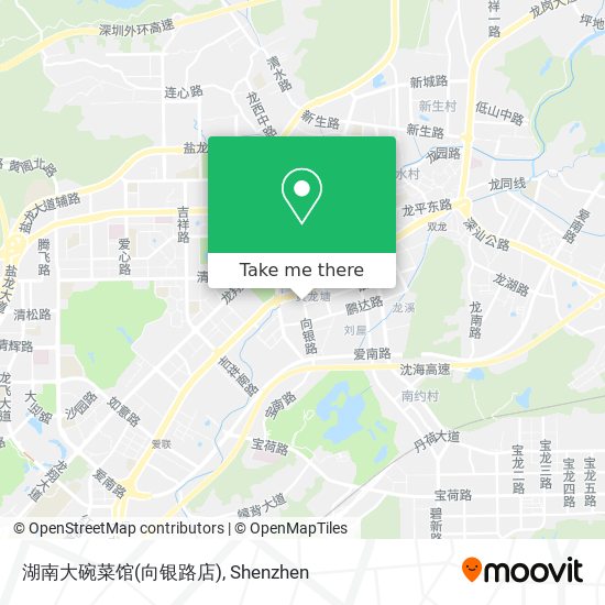 湖南大碗菜馆(向银路店) map