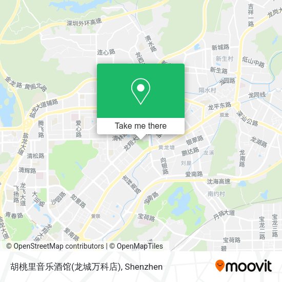 胡桃里音乐酒馆(龙城万科店) map