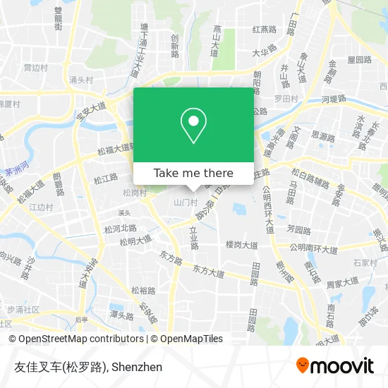 友佳叉车(松罗路) map