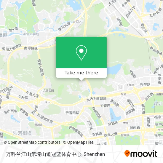 万科兰江山第瑧山道冠蓝体育中心 map