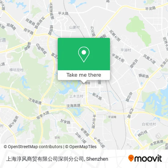 上海淳风商贸有限公司深圳分公司 map