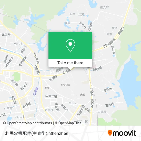 利民农机配件(中泰街) map