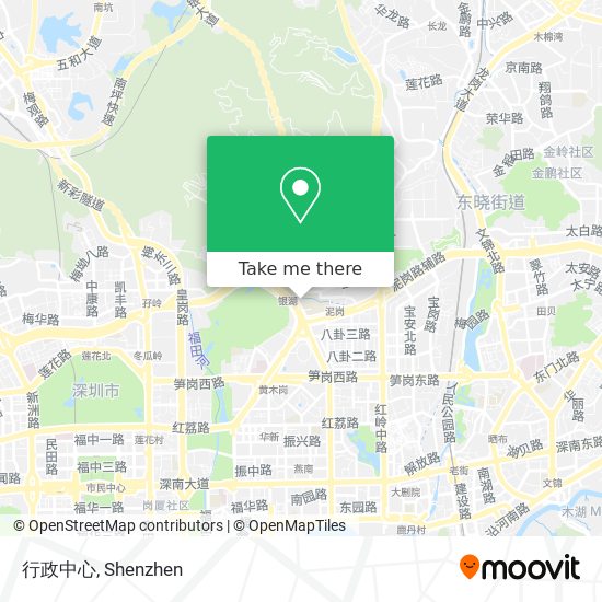 行政中心 map
