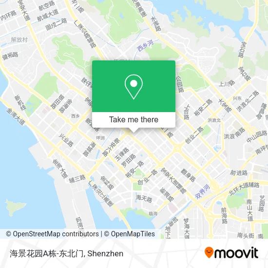 海景花园A栋-东北门 map