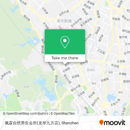 佩霖自然养生会所(龙华九方店) map