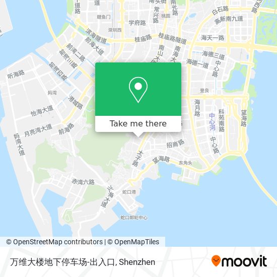 万维大楼地下停车场-出入口 map