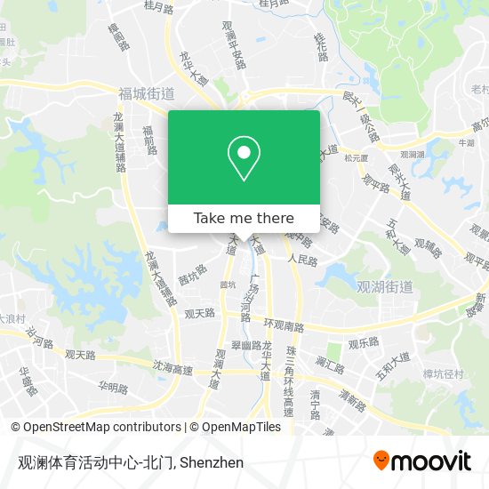 观澜体育活动中心-北门 map