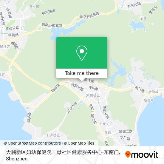 大鹏新区妇幼保健院王母社区健康服务中心-东南门 map