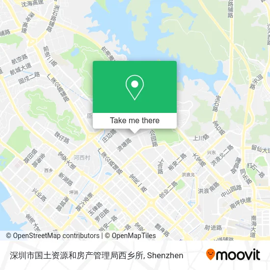 深圳市国土资源和房产管理局西乡所 map