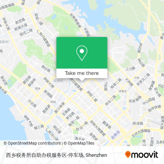 西乡税务所自助办税服务区-停车场 map