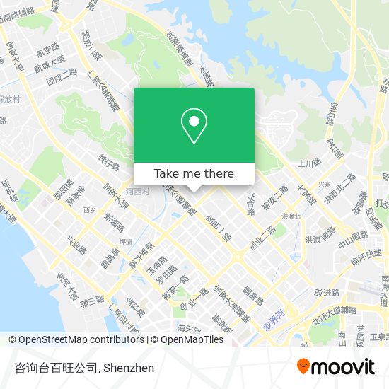 咨询台百旺公司 map