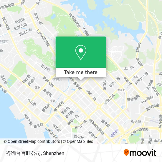 咨询台百旺公司 map