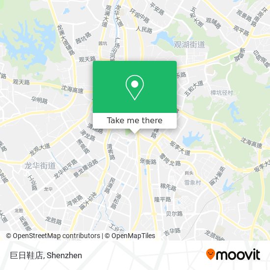 巨日鞋店 map
