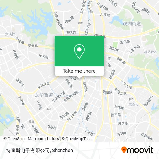 特霍斯电子有限公司 map