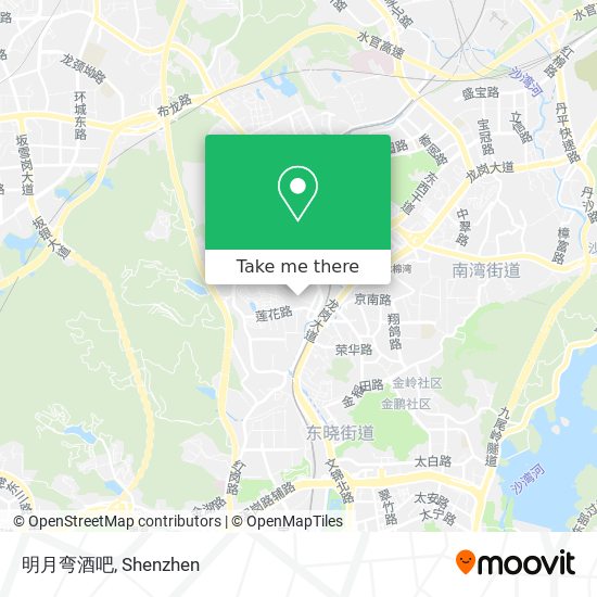 明月弯酒吧 map