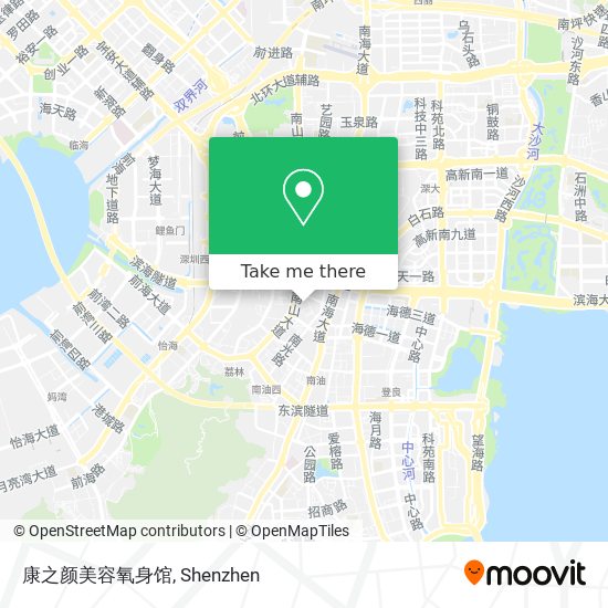 康之颜美容氧身馆 map
