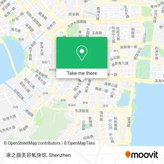 康之颜美容氧身馆 map