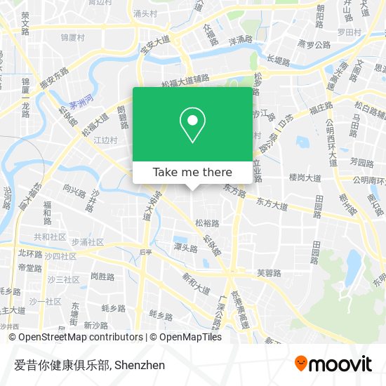 爱昔你健康俱乐部 map