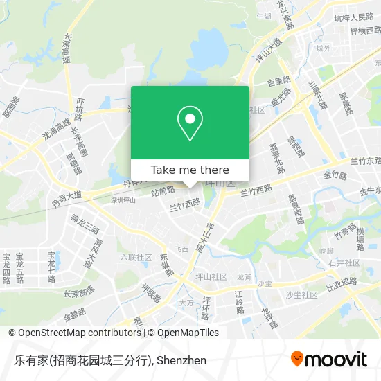 乐有家(招商花园城三分行) map