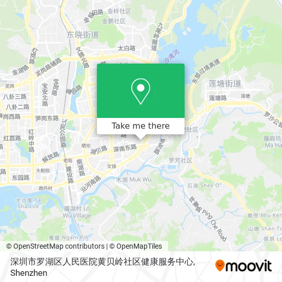 深圳市罗湖区人民医院黄贝岭社区健康服务中心 map