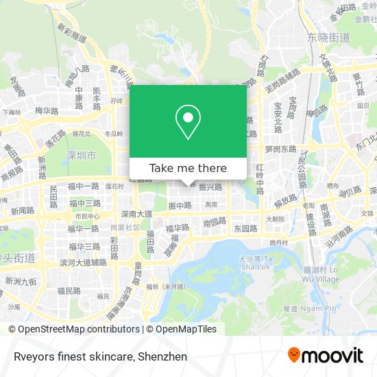 Rveyors finest skincare map